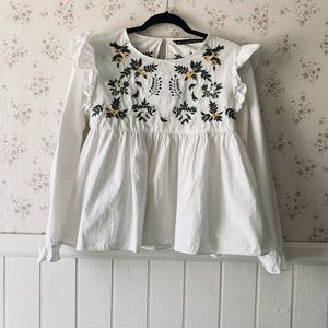 Zara Trafaluc embroidered shirt